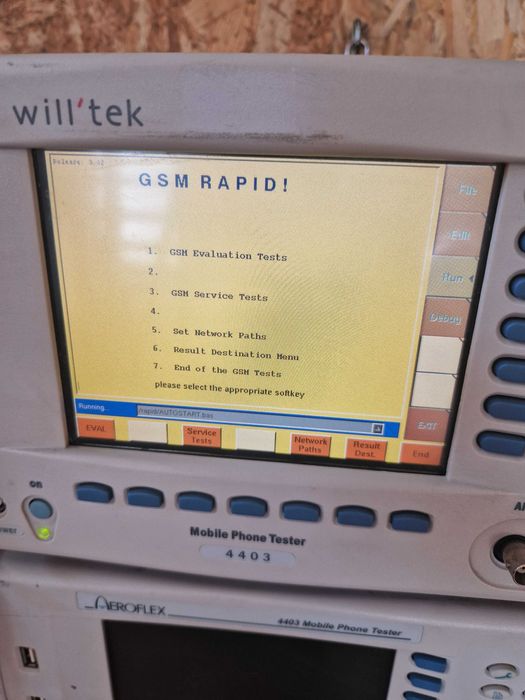 Analizator/tester de telefoane Aeroflex/will'tek nu rohde schwarz