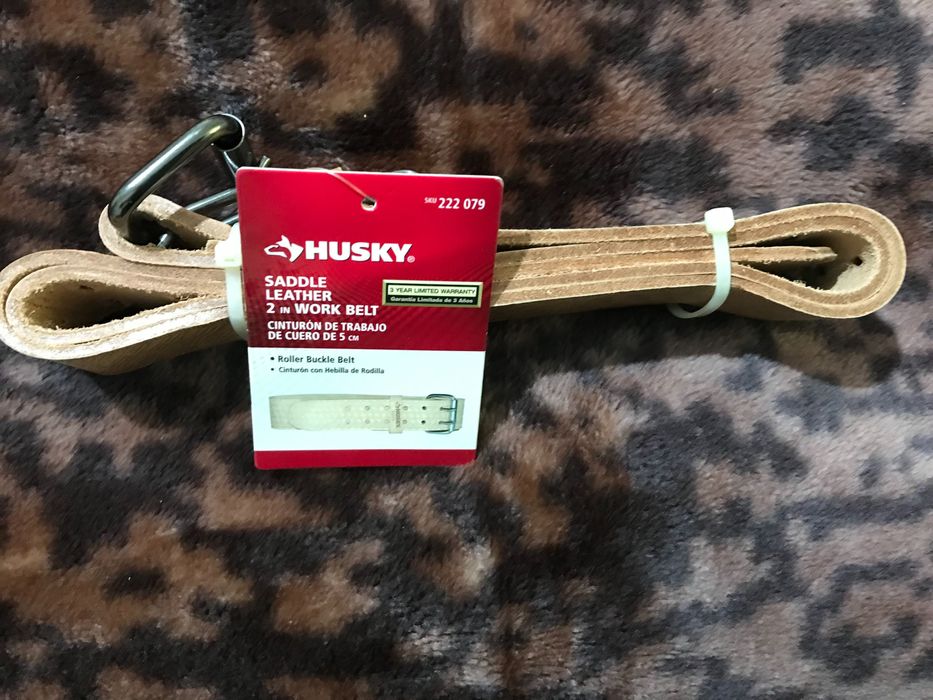 Мужской кожаный ремень HUSKY