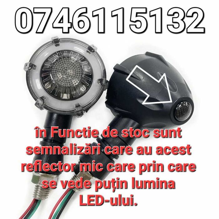 Semnalizare LED Progresiva-Semnalizari-Moto Chopper Motocicleta Atv-Y6