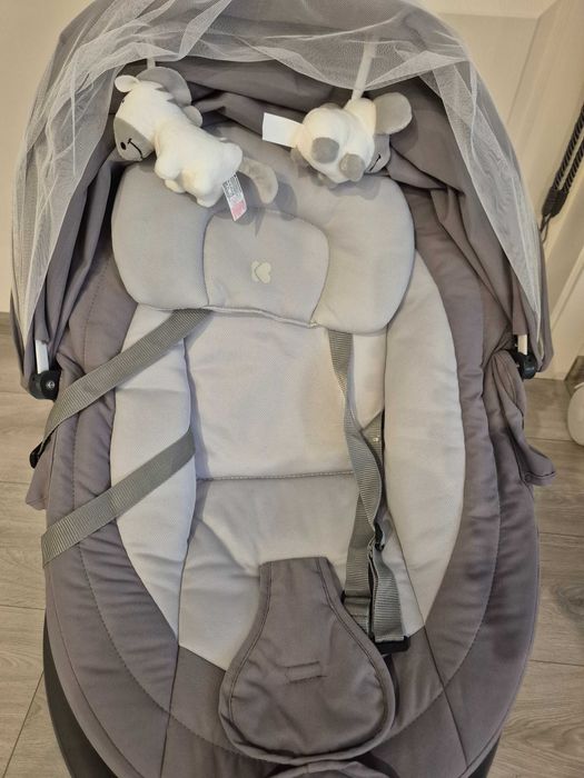 Електрическа люлка KikkaBoo, Codie Light Grey 2025