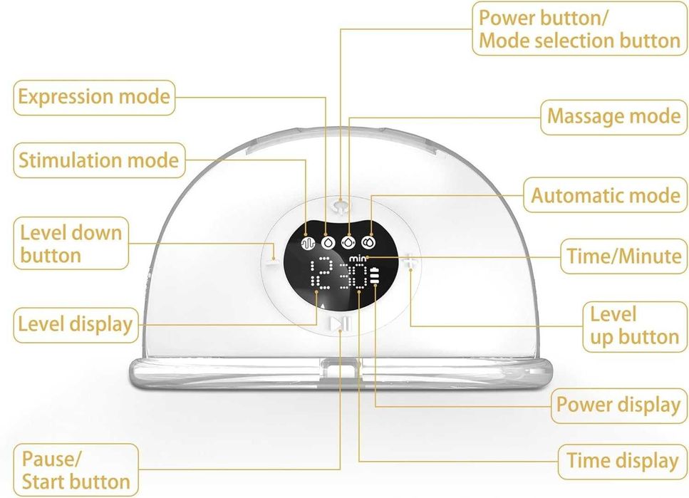 Starlee S39 Електрическа помпа за кърма, акумулаторна с приложение