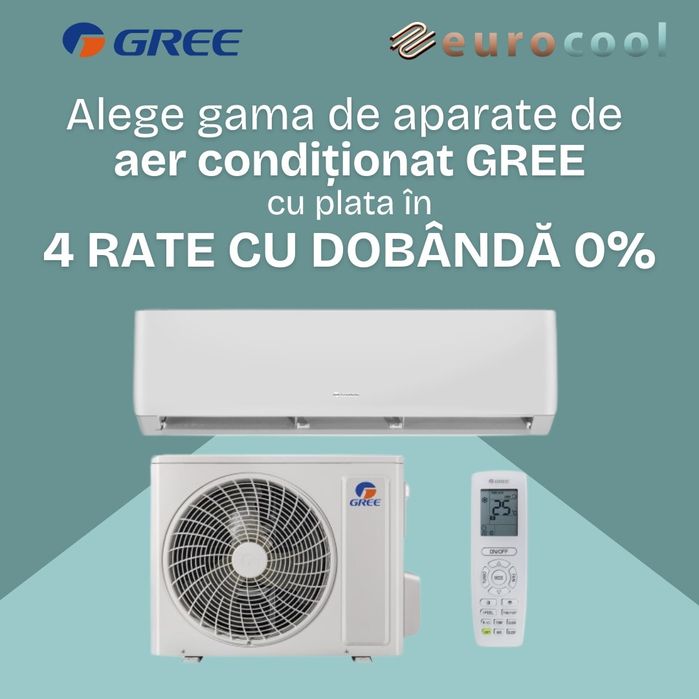 Aer Conditionat Gree Pulsar + Kit instalare, 4 RATE
