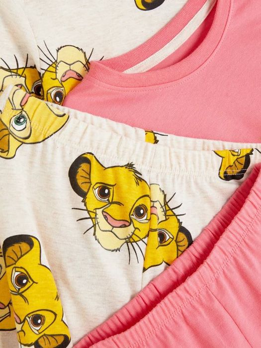2 perechi de pijamale cu bluze și pantaloni Primark Lion King 4-5ani