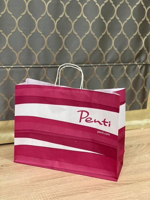 Бумажные пакеты с ручками и с логотипом