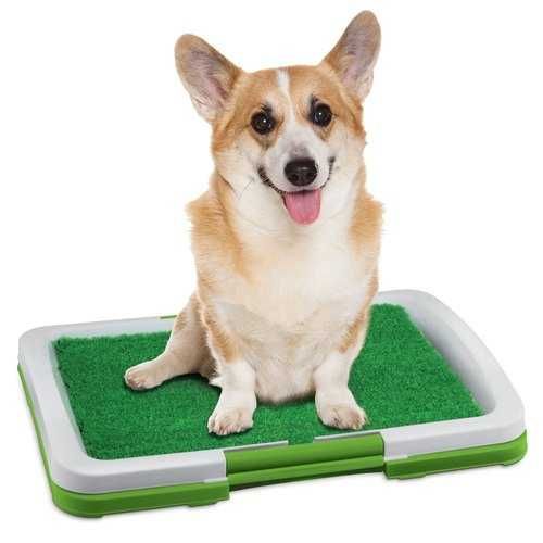 Puppy Potty Pad кучешка тоалетна с решетка и изкуствена трева