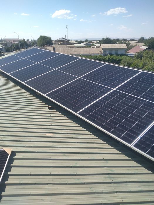 Установка солнечных панелей