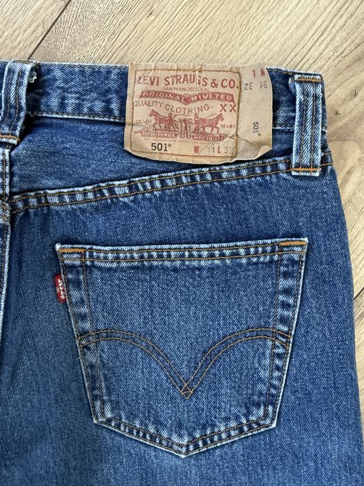 Blugi LEVIS 501 Albastru Barbati | Marime 31 x 32 (Talie 80 cm)
