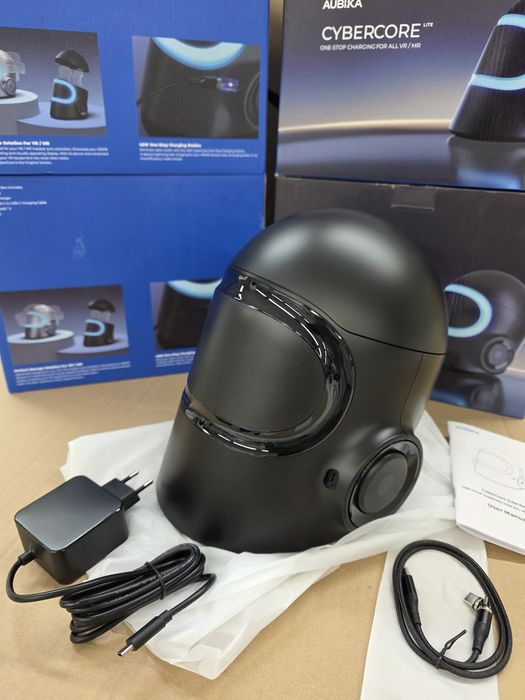 Зарядна станция Aubika VR CyberCore Lite 45W за Meta Quest 3/3S, Vision Pro, Pico