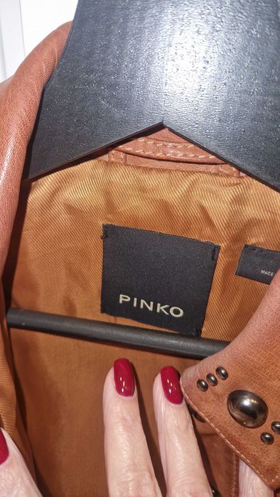 Късо кожено яке PINKO