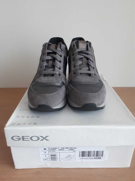 Сникърс Geox D Zosma графит / металик - 38 номер