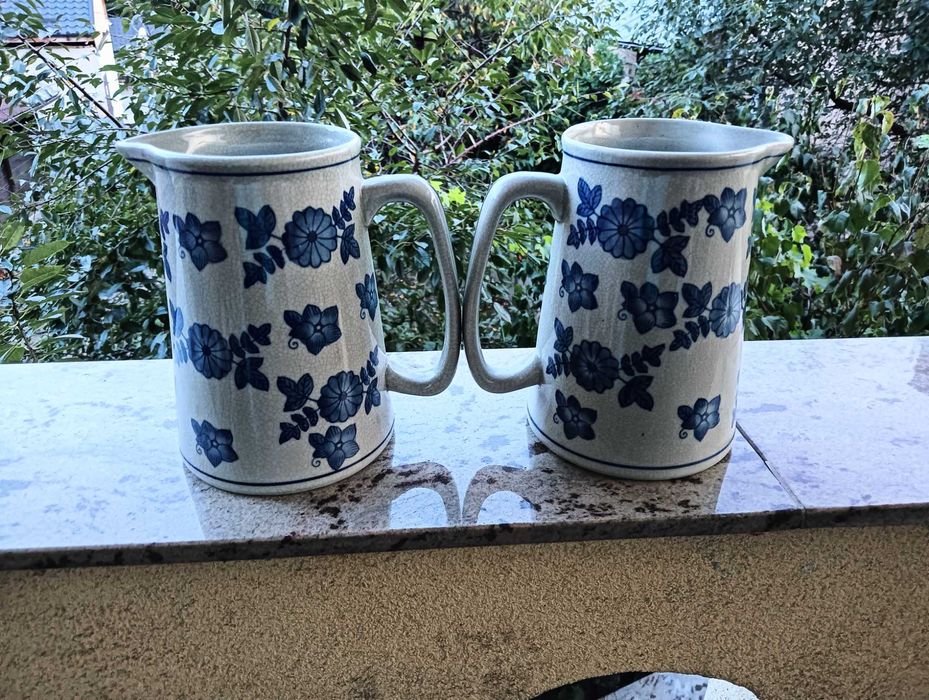 Piese din ceramica pictate manual, rustice