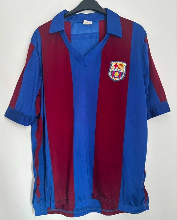 Rare FC Barcelona Home Shirt 1970s/1980s - Cuvatex S.A. (Made in Spain)