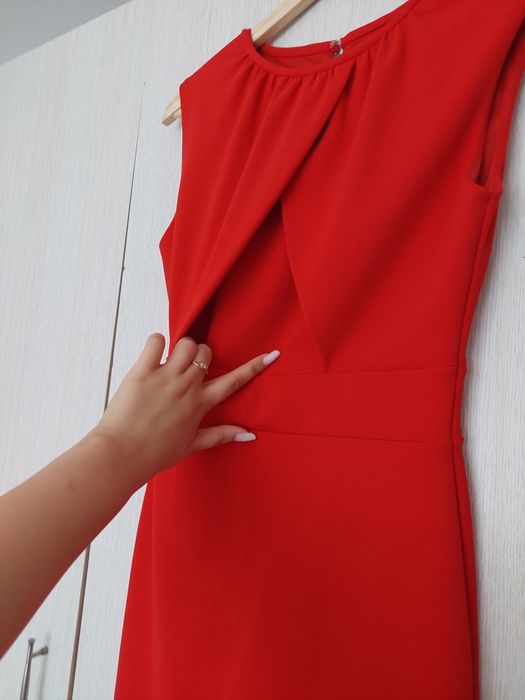 Rochie Mango rosie eleganta marimea S noua