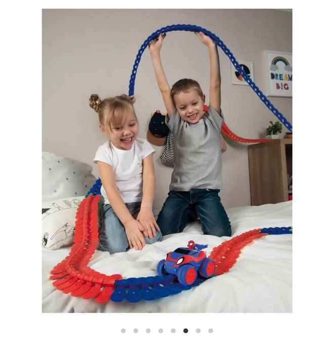 Игрален комплект + удължения Smoby Spidey Amazing Friends - Писта Спайди