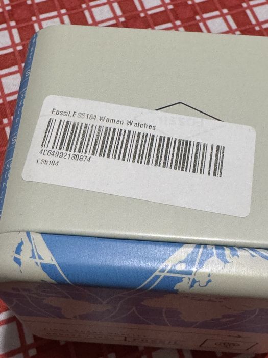 Fossil, Ceas dama curea de piele, Maro