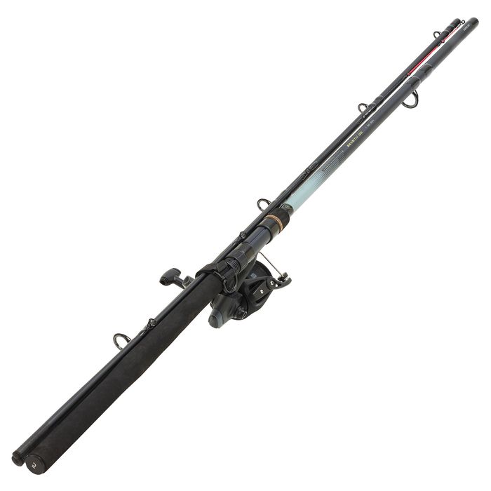 Set lansetă + mulinetă Pescuit la Feeder - produs resigilat Decathlon