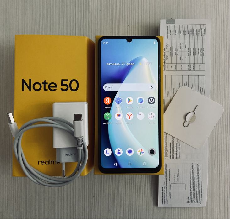 Телефон новый 128гб Realme Note 50