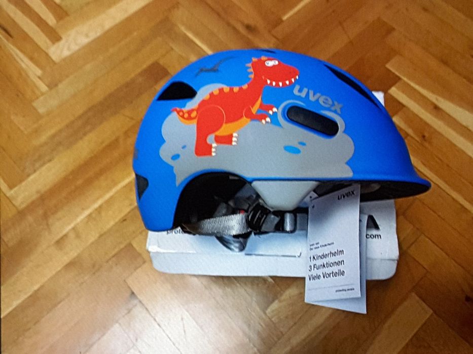 Casca copii UVEX -protectie ciclism/ski, #45-50cm (reglabila), NOUA