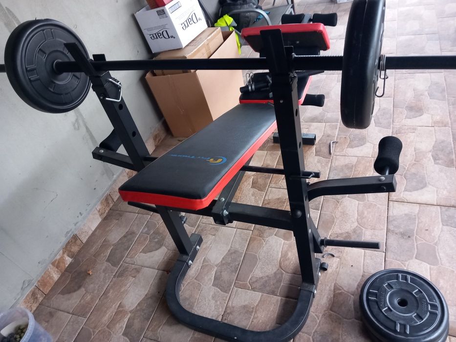 Banca fitness multifunctional+greutati
