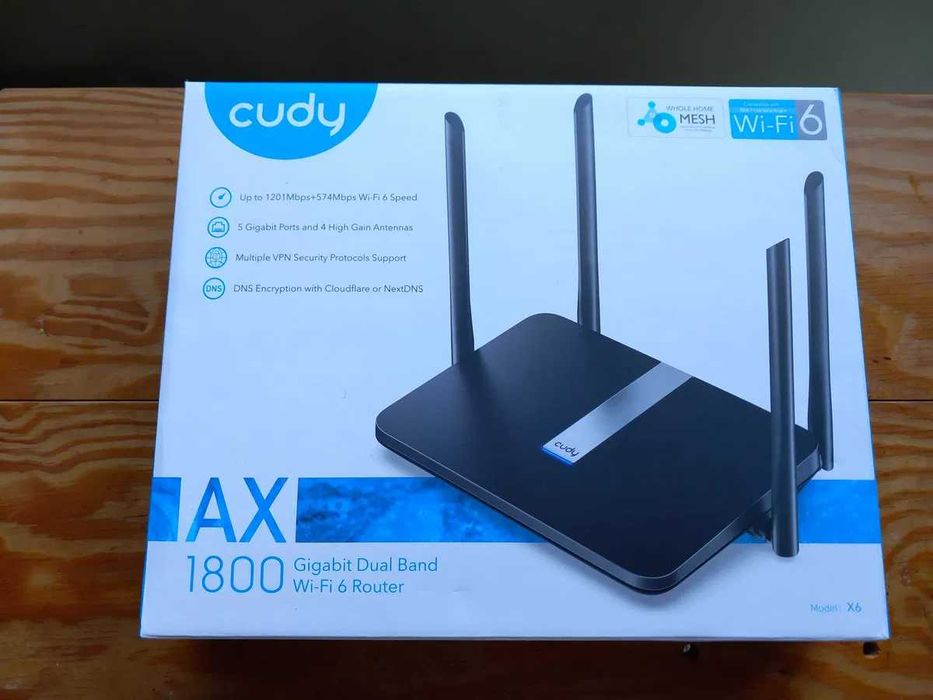 Рутер Cudy X6 AX 1800 Dual Band
