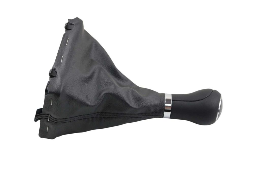 Кожена Топка за скоростен лост с Маншон за Ауди Audi A4 B8 А5 Q5 6ск.