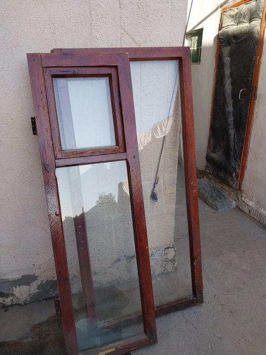 Деревянное окно без откос