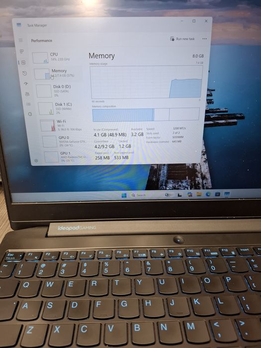 Hope Amanet P4-Lenovo Ideapad Gaming 3 15ARH05/Ryzen 5-4600H/Gtx 1650TI