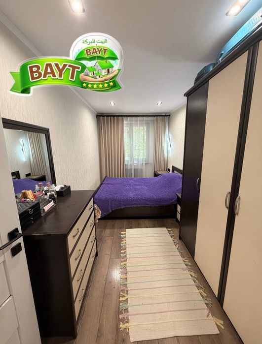 ХАМЗА МЕТРО МУКИМИ линия КИРПИЧ 2х6 56м² ²3/3/4 Евроремонт меб+тех |