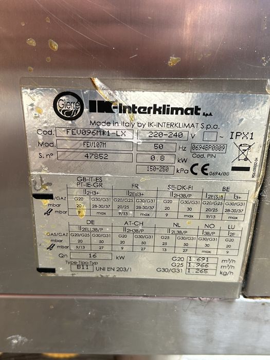 Vand cuptor electric trifazic si cuptor pe gaz