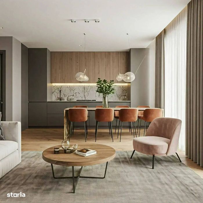 Apartament Lux 2 Camere I Vedere Lac I Metrou Straulesti | Finalizat - View 6