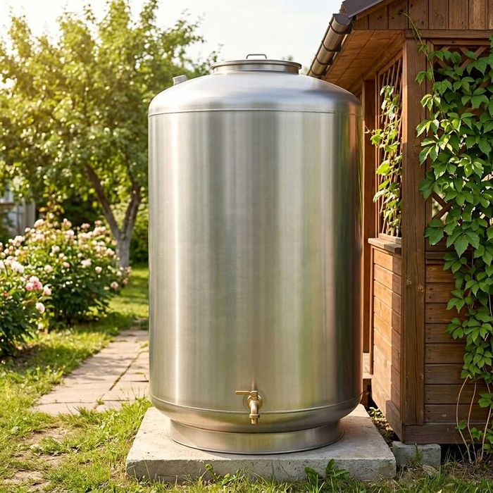 Резервуар из нержавеющей стали Пищевой бак 500л Suv baki Nerjaveyka