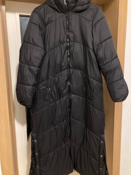 Нова цена-250 лв.!Палто естествена кожа с косъм