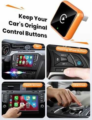 Нов Безжичен CarPlay Адаптер W2 USB Type-C iPhone iOS 10+ кола телефон връзка