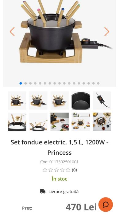 Bambus Fondue - nou - in cutie