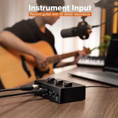 Аудио миксер FIFINE PC Audio Mixer USB XLR 48V
