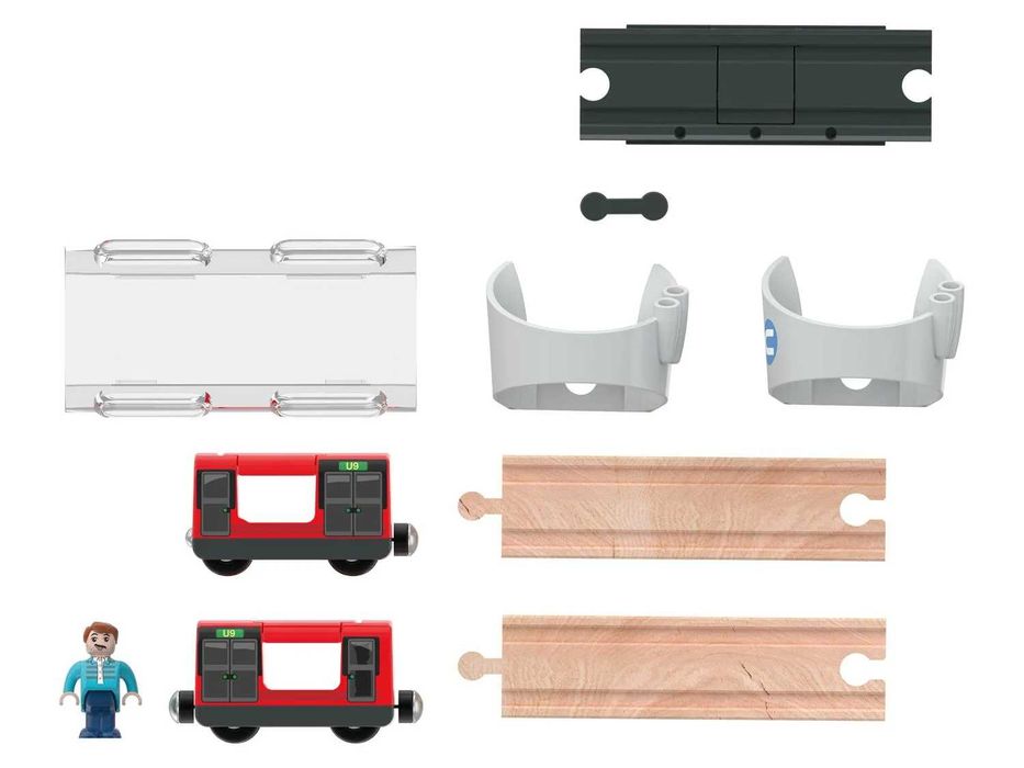 НОВИ! Метро влак и тунел за Дървено влакче