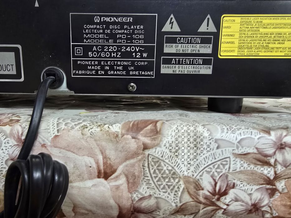 Pioneer SX-205RDS  + PD-106