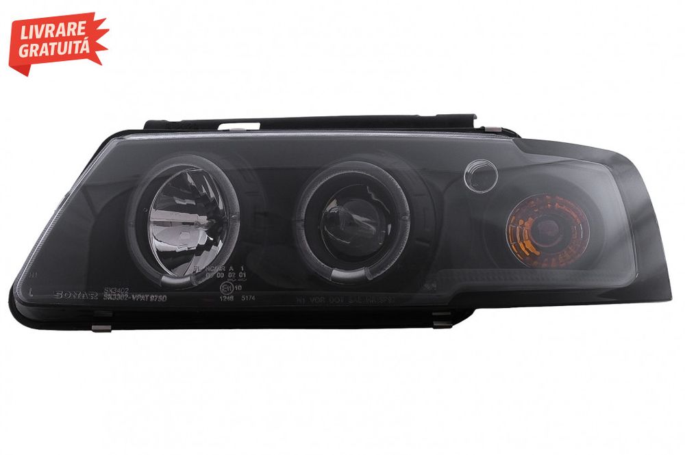 Faruri Angel Eyes VW Passat B5 3B (11.1996-08.2000) Negru
