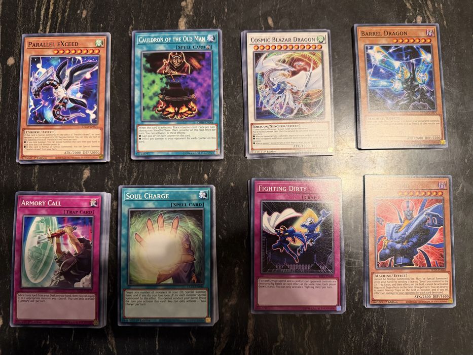 yu gi oh Тин за съхранение + 250 common карти