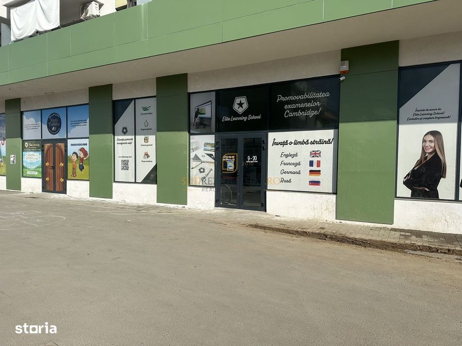 Spațiu comercial închiriat 128 mp 5 locuri de parcare Investiție Titan