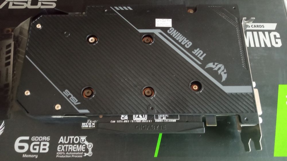 Placa video ASUS TUF Gaming GeForce® GTX 1660 Ti EVO, 6GB GDDR6, 192-b