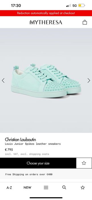 De vanzare adidasi originali Louboutin, marimea 40