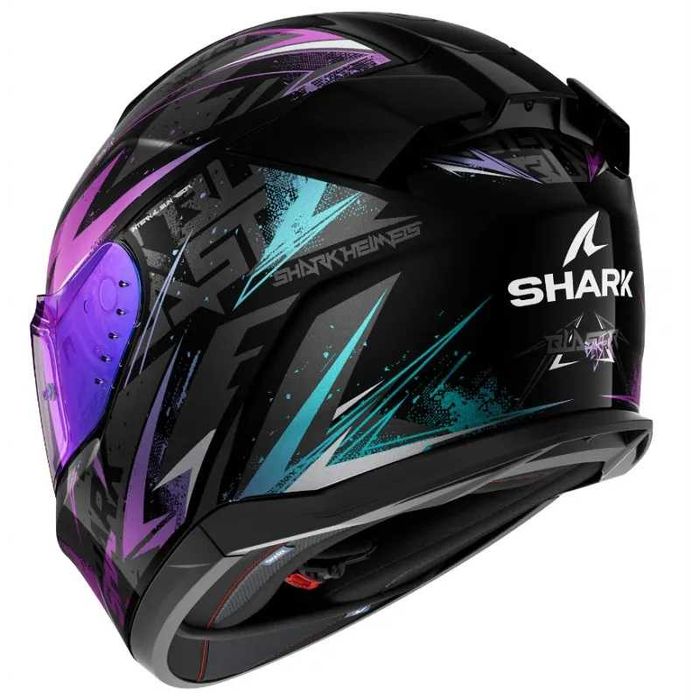 Топ цена Мото каска SHARK D-SKWAL 3 BLAST-R Gloss,вградени очила