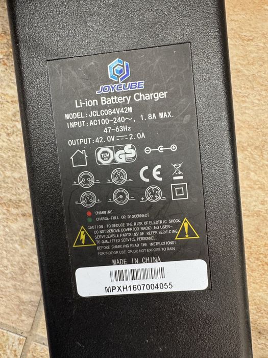Incarcator bicicleta electrica 42v-2ah joycube