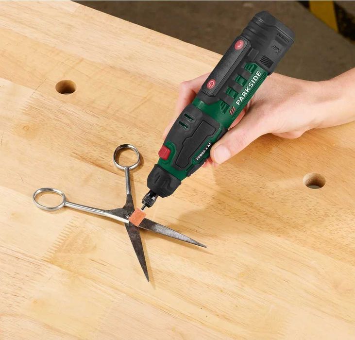 Мултишлайф акумулаторен дремел 4 в 1, 8 накрайника гравиране PFBSA4 A1