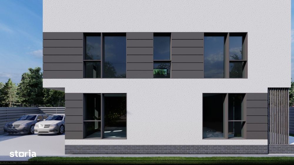 Casă noua P+1 Otopeni Central, 136 mp, 3 dormitoare, curte, parcare
