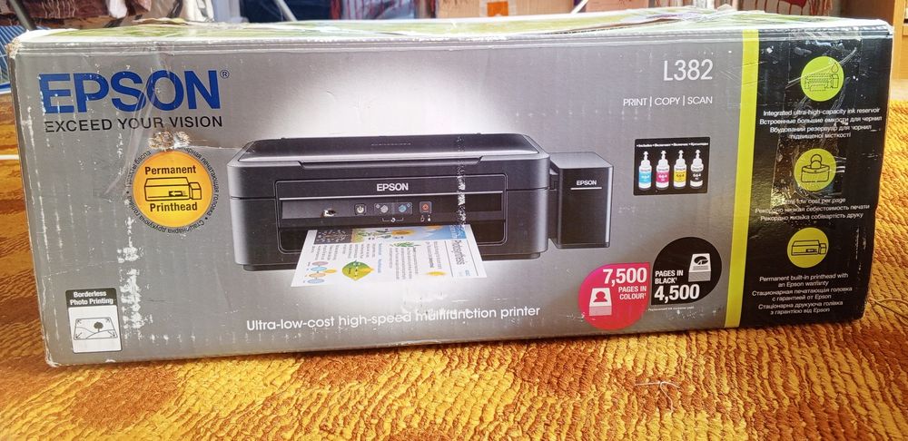Продам принтер МФУ Epson L382 в отличном состоянии