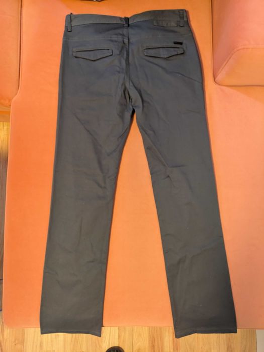 Мъжки панталони ZARA Man, размер 31, Тъмнозелени