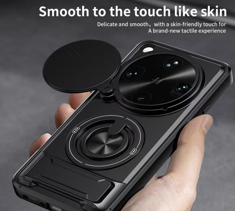 Oppo Find X9 Ultra anti-shock ударо-устойчив кейс,стойка,въртящ ринг