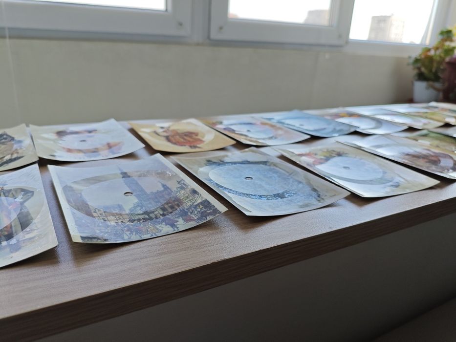 Флексидиск на Бийтълс, рядко издание - Полски пощенски картички 60те